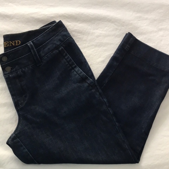 Lands End - Cropped Denim Jeans - Picture 2 of 4